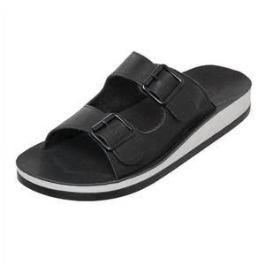 NEW ANTELOPE women's finna leather sandals in black